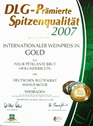 Internationaler Weinpreis in Gold - Urkunde